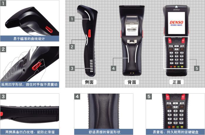 Denso BHT-800B數(shù)據(jù)采集器 外形設(shè)計(jì)
